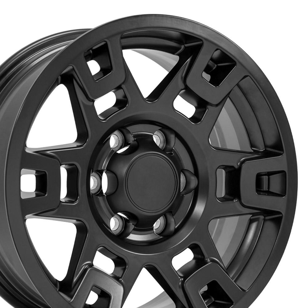 OE Wheels TY16B 17x7 Matte Black replica wheel