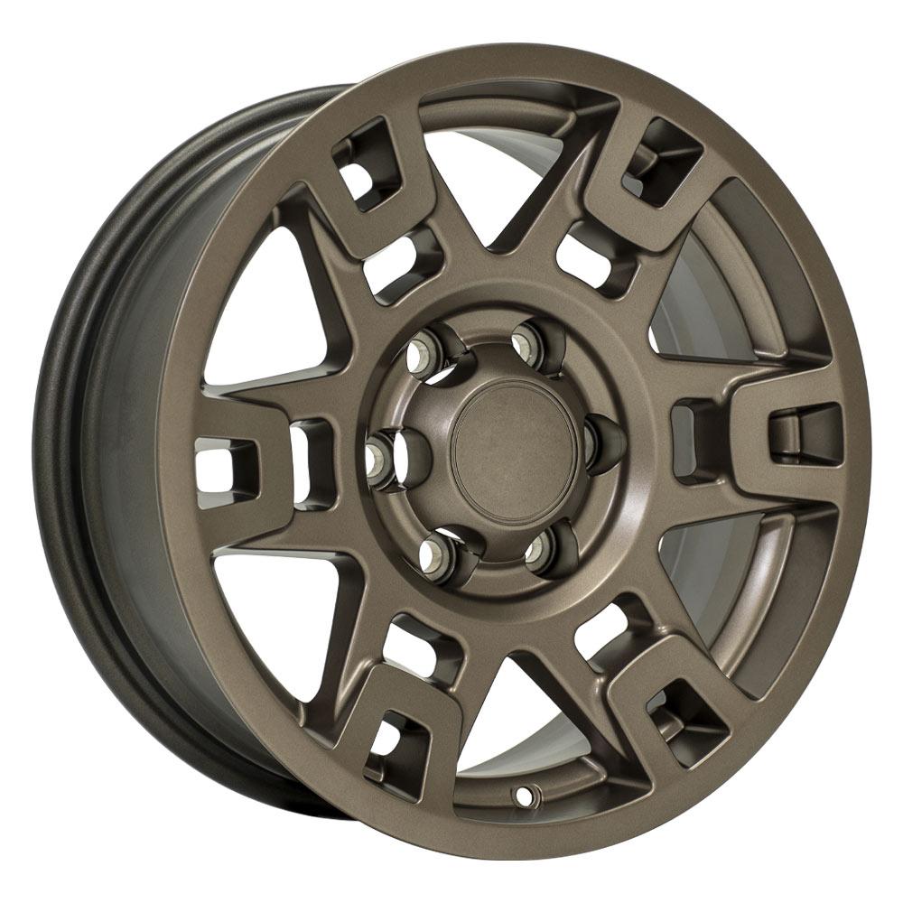 OE Wheels TY16B 17x7 Satin Bronze replica wheel