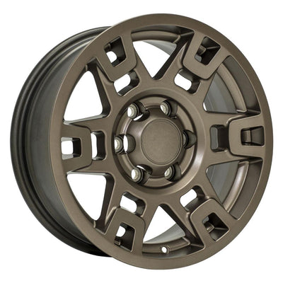 OE Wheels TY16B 17x7 Satin Bronze replica wheel