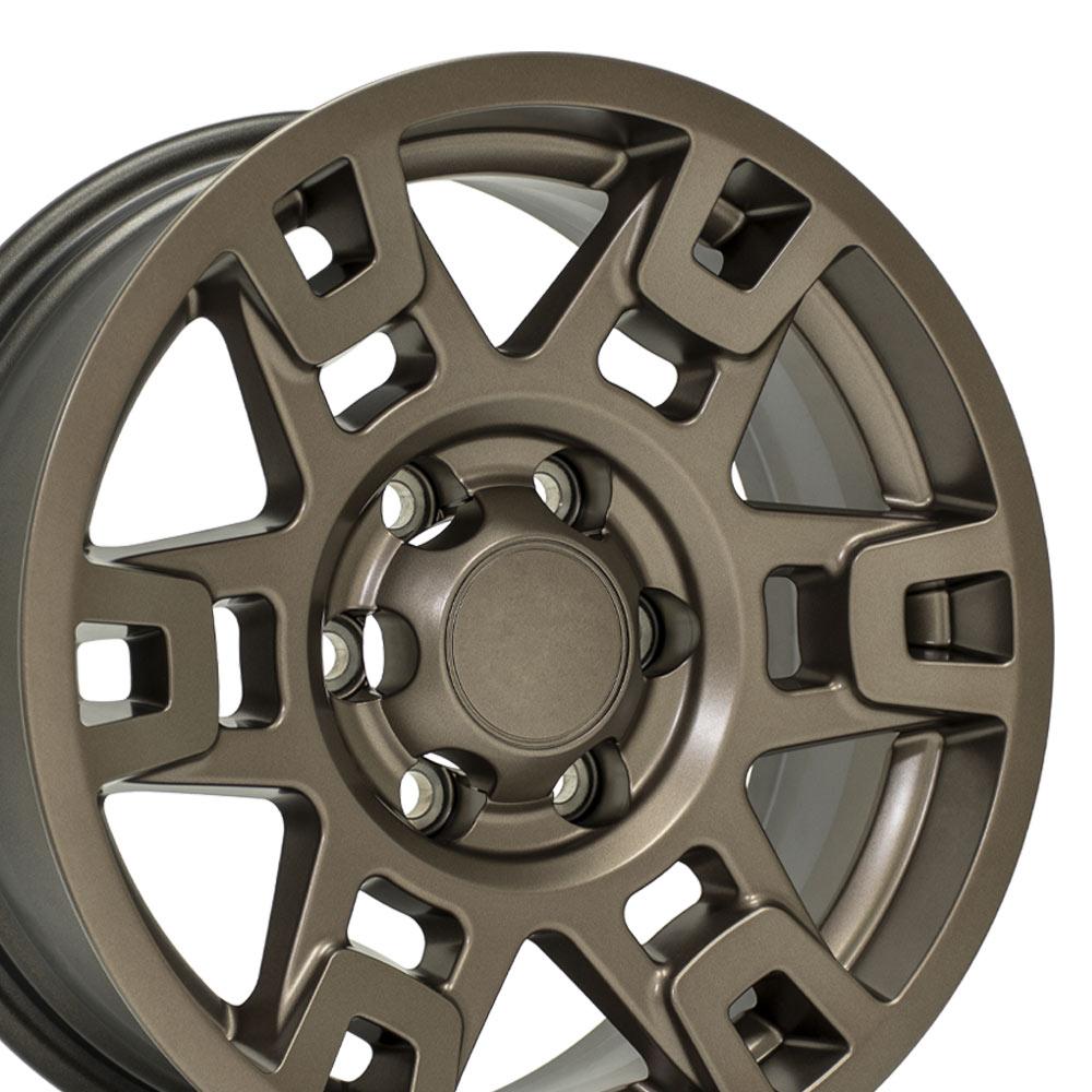 OE Wheels TY16B 17x7 Satin Bronze replica wheel