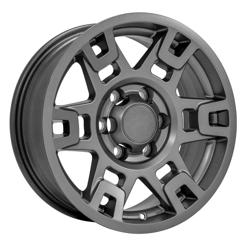 OE Wheels TY16B 17x7 Satin Graphite replica wheel