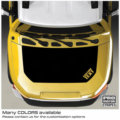 Toyota FJ Cruiser 2007-2023 Hood Accent Decals Stripes Blackout