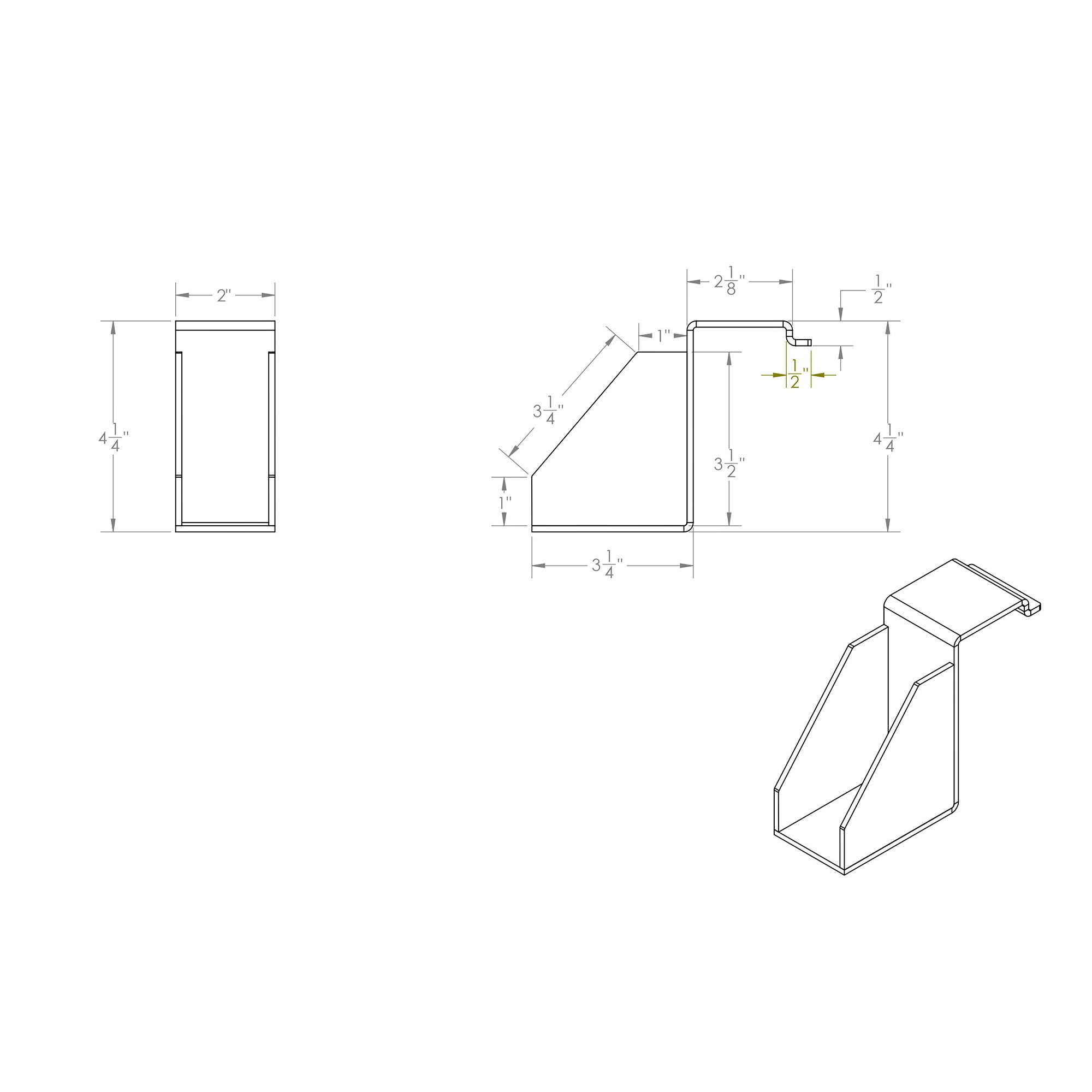 All Pickups  Base K2 Bracket Carrier | Black Horse Off Road - Image 7