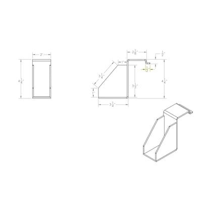 All Pickups  Base K2 Bracket Carrier | Black Horse Off Road - Image 7