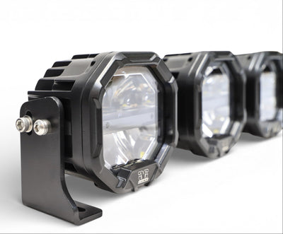 5 Light U-Con Interlocking Off Road LED Pod With Amber or White DRL Running Light
