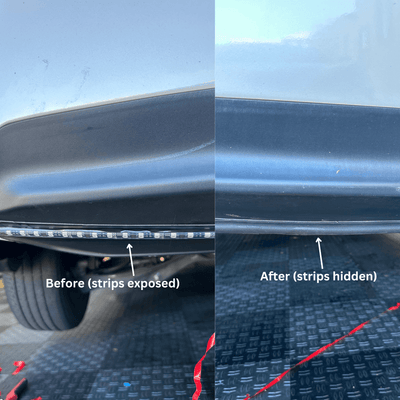 Underglow Strip Hiding Kit