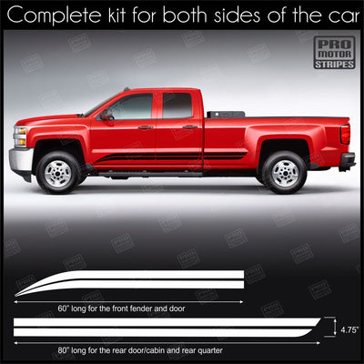 Universal Rocker Panel Stripes For Truck or SUV Style 9