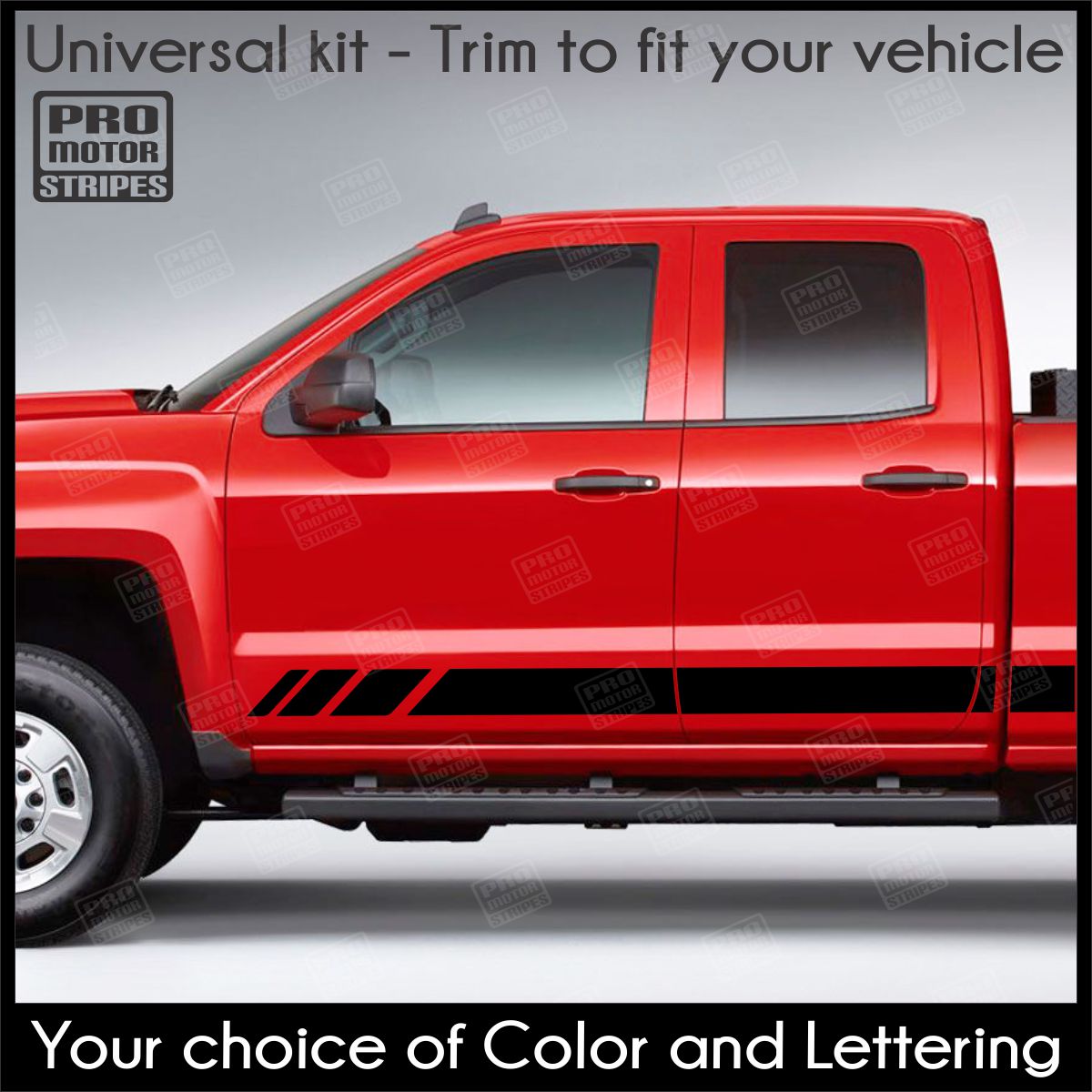 Universal Rocker Panel Stripes For Truck or SUV Style 2