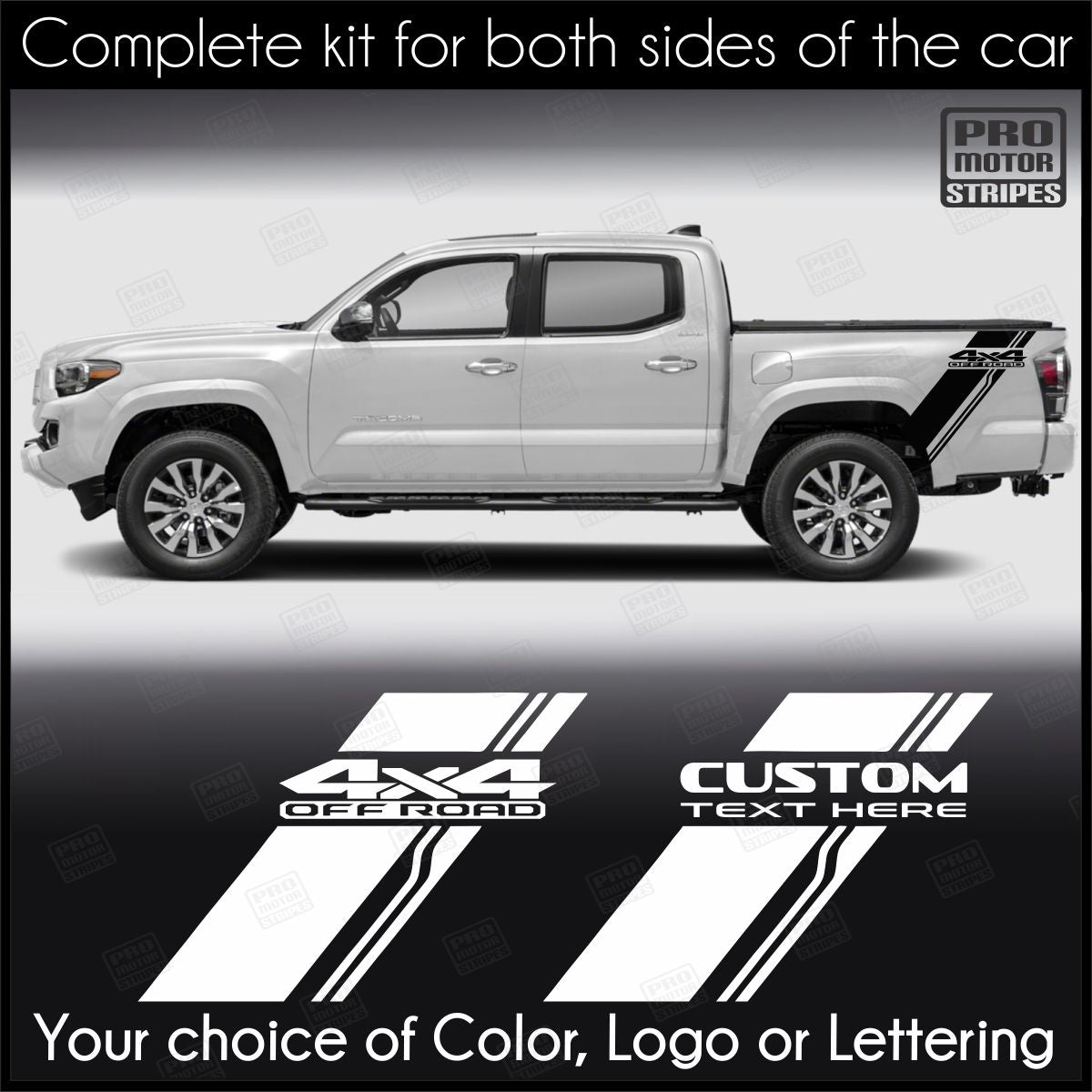 Universal Rear Quarter Accent Stripes For Truck or SUV