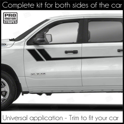 Universal Speed Accent Side Stripes Decals For Truck or SUV