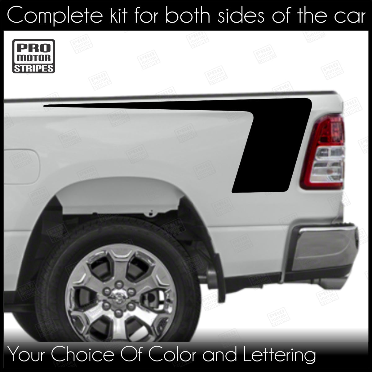 Universal Truck Bed Side Accent Tail Decals SUV Stripes