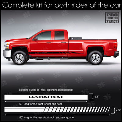 Universal Rocker Panel Stripes For Truck or SUV Style 5