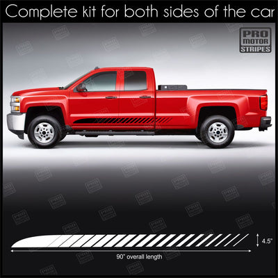 Universal Rocker Panel Stripes For Truck or SUV Style 8