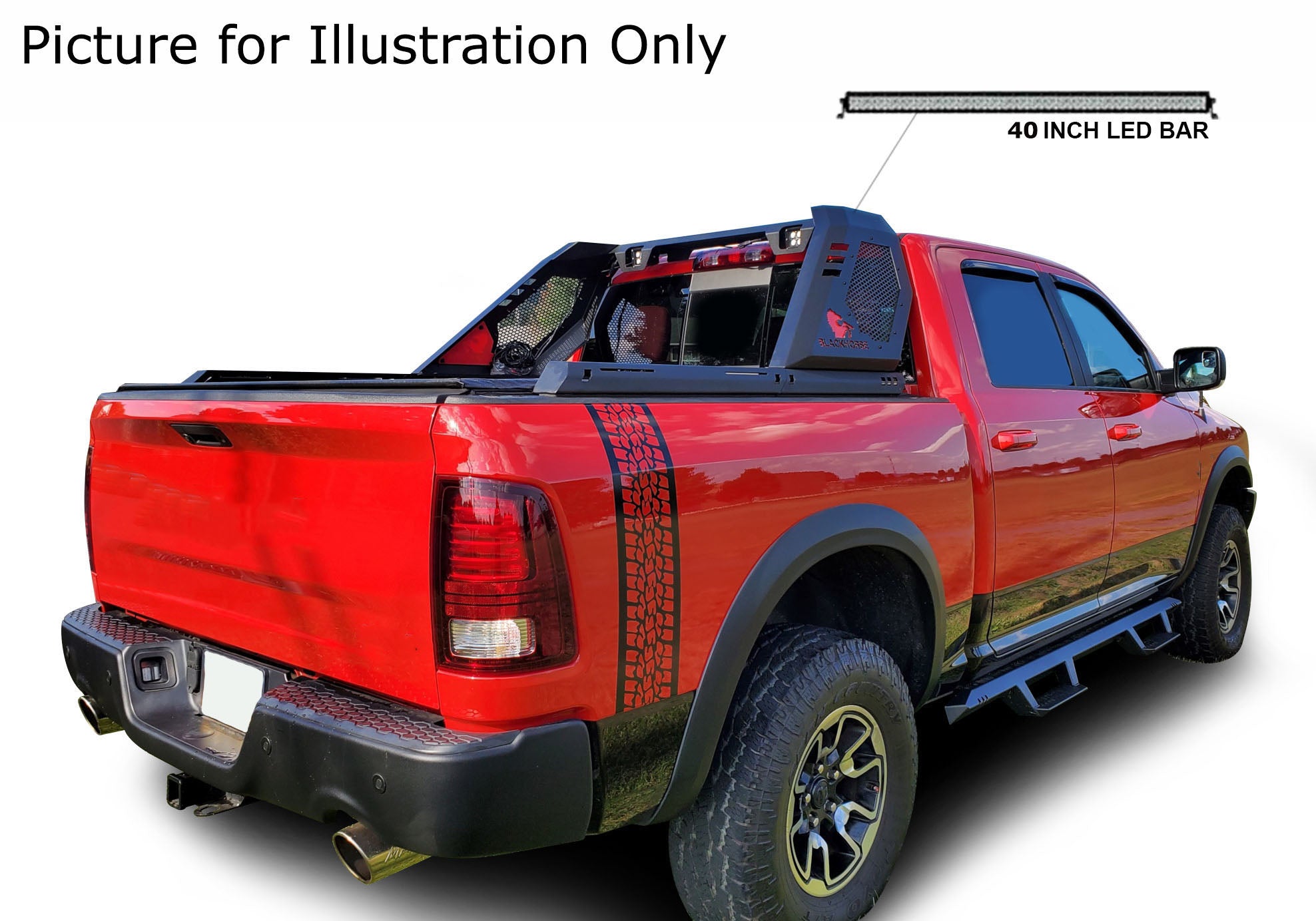 Vigor Roll Bar Kit Modular W/40" LED Light Bar | Black Horse Off Road - Image 6