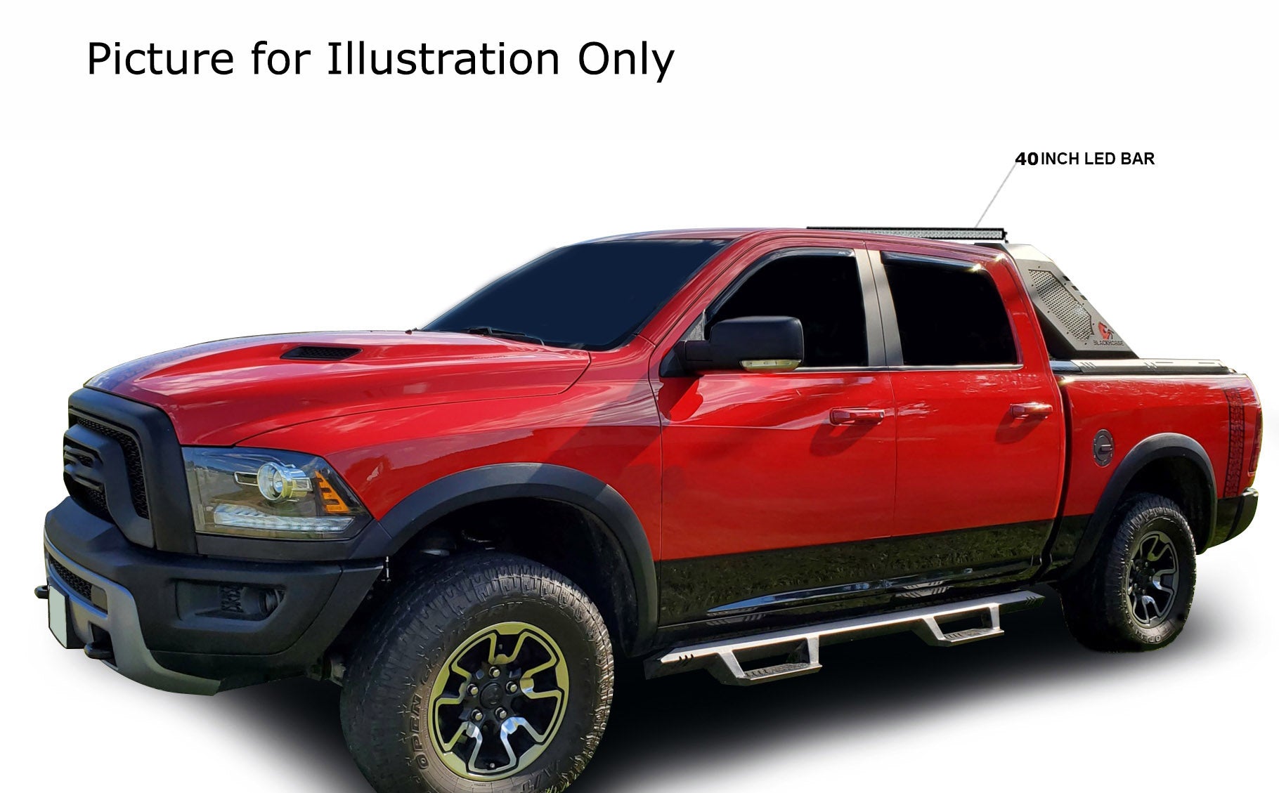 Vigor Roll Bar Kit Modular W/40" LED Light Bar | Black Horse Off Road - Image 7