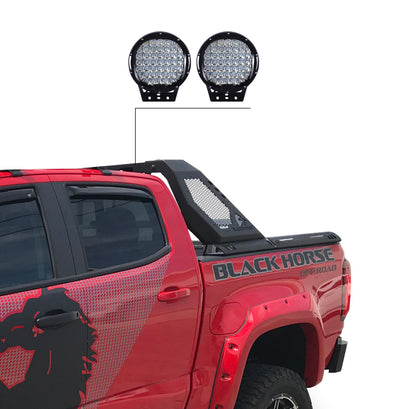 2015-2026 Canyon Vigor Roll Bar Kit Modular W/ Set of 9" Black Round LED Light | Black Horse Off Road - Image 7