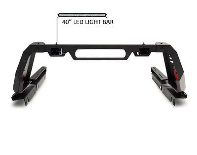 2019-2026 Ford Ranger Vigor Roll Bar Kit Modular W/40" LED Light Bar | Black Horse Off Road - Image 9