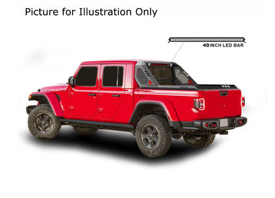 2020-2026 Jeep Gladiator Vigor Roll Bar Kit Modular W/40" LED Light Bar | Black Horse Off Road - Image 8