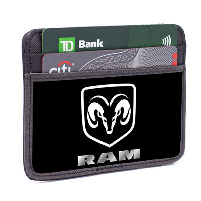 Ram Logo Weekend Wallet - Black White