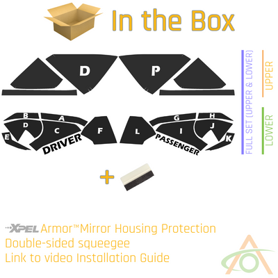 Ultra-Tough Xpel Armor Side Mirror Protection
