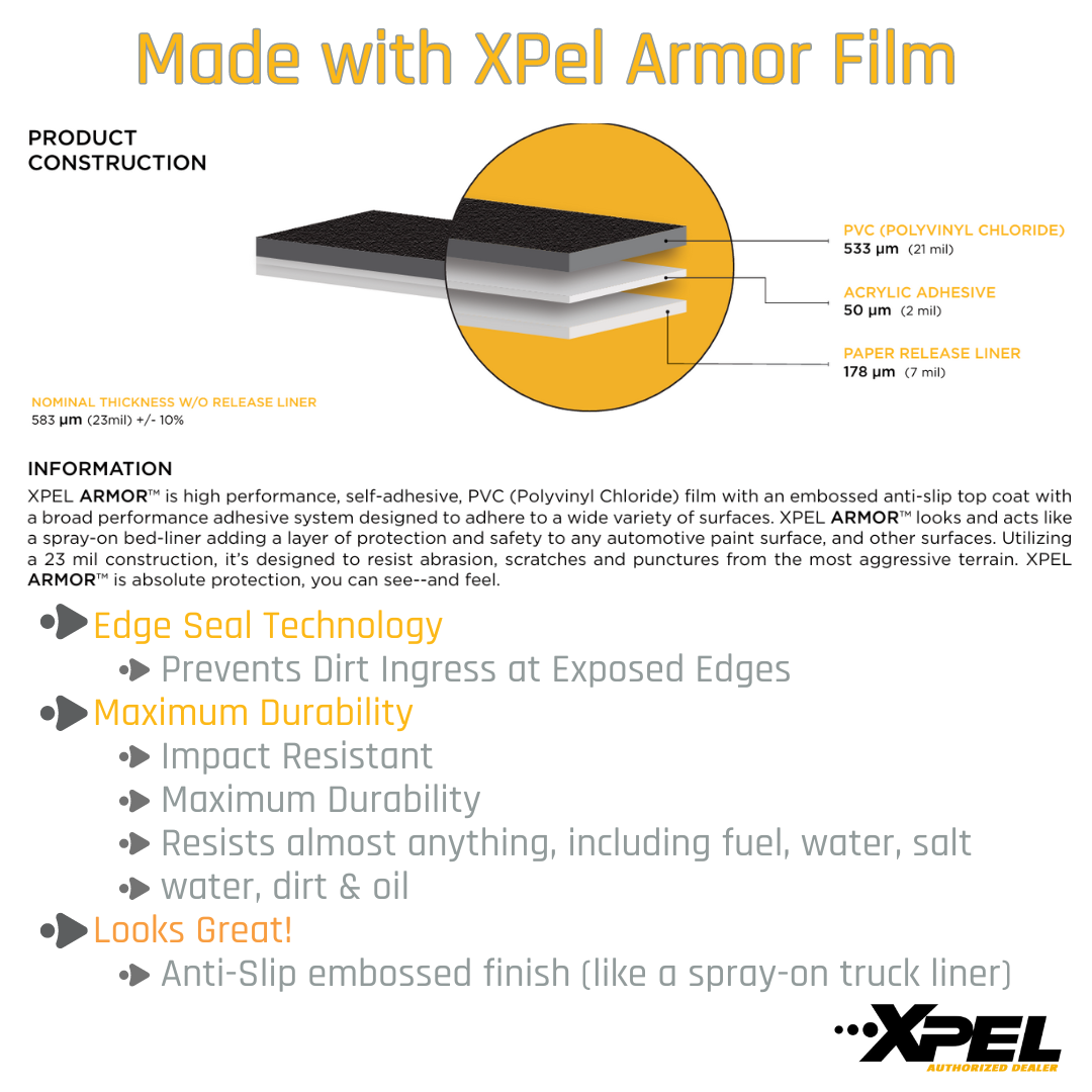 Ultra-Tough Xpel Armor Rocker Protection for Cybertruck