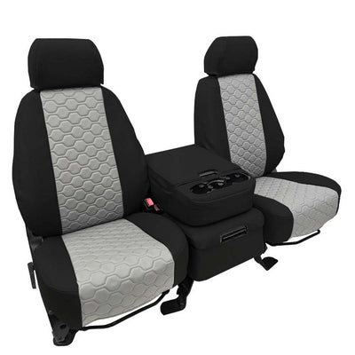 Custom Fit Truck Seat Covers for Ford, Chevy, Ram & Toyota – Faux Leather Honeycomb Quilted | Made in USA