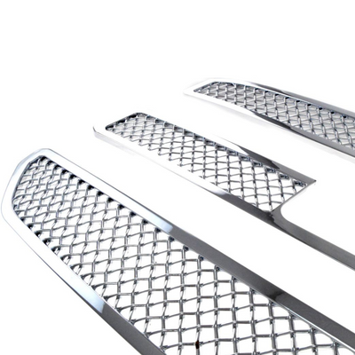 2015-2020 GMC Yukon SLE/SLT 3 PCS Chrome Tape-on Patented Grille Overlay