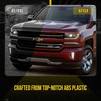 2016-2018 Chevrolet Silverado 1500 Z71/High Country 3 PCS Chrome Tape-on Patented Grille Overlay
