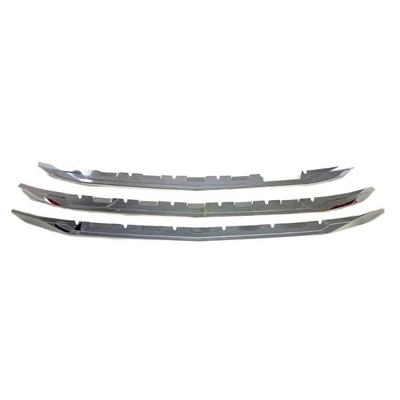 2016-2018 Chevrolet Silverado 1500 Z71/High Country 3 PCS Chrome Tape-on Patented Grille Overlay