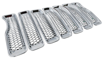 Trim Illusion ABS522 chrome grille overlay for 2018-2023 Jeep Wrangler - image 3