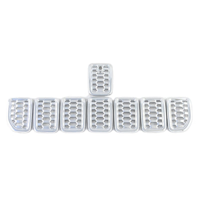 Trim Illusion ABS534 chrome grille overlay for 2021-2025 Jeep Grand Cherokee L and Grand Cherokee - image 13