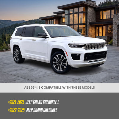 Trim Illusion ABS534 chrome grille overlay for 2021-2025 Jeep Grand Cherokee L and Grand Cherokee - image 8