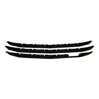 2016-2018 Chevrolet Silverado 1500 LTZ 3 PCS Gloss Black Tape-on Patented Grille Overlay