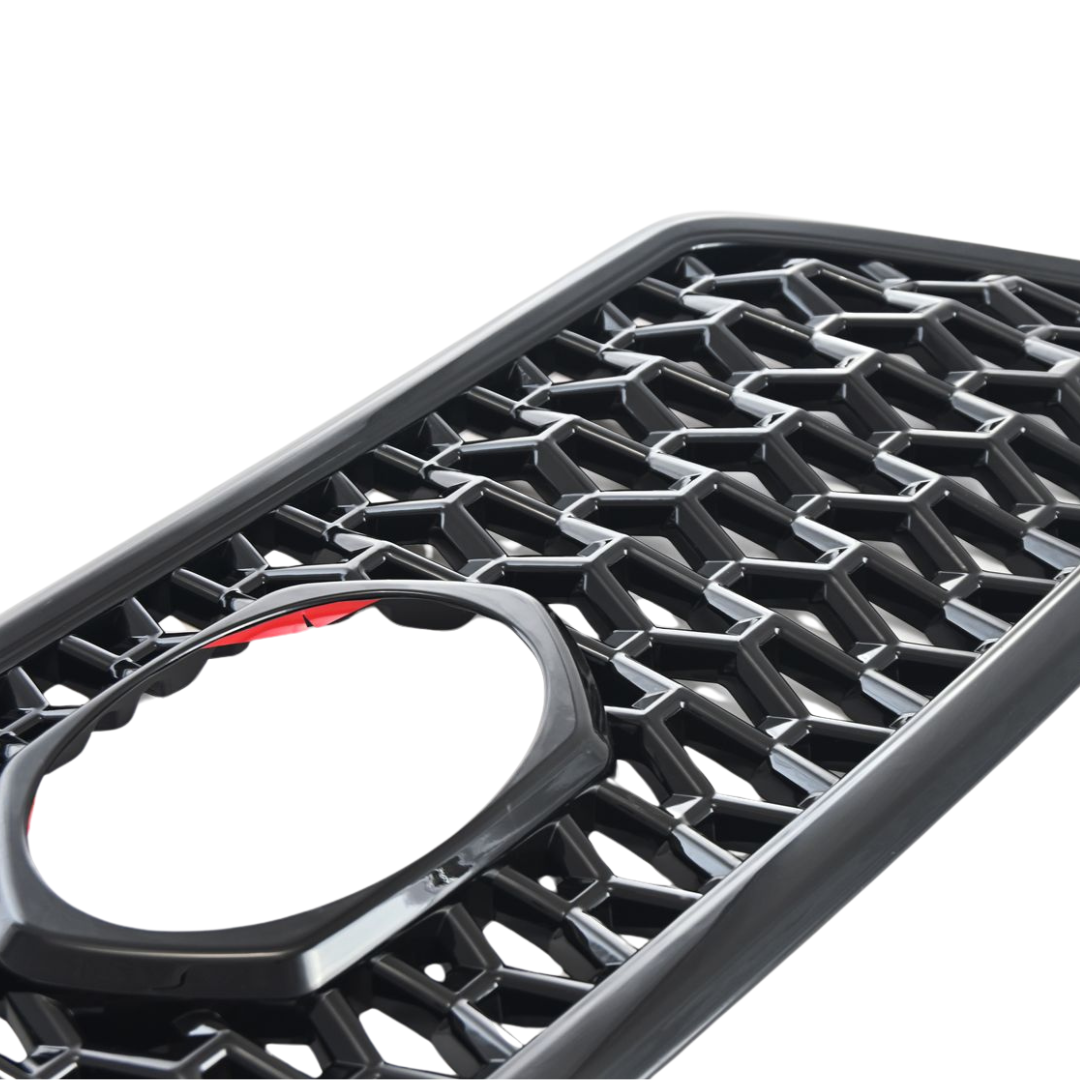 2018-2019 Toyota Tacoma TRD Sport/Off-Road 1 PC Gloss Black Tape-on Patented Grille Overlay