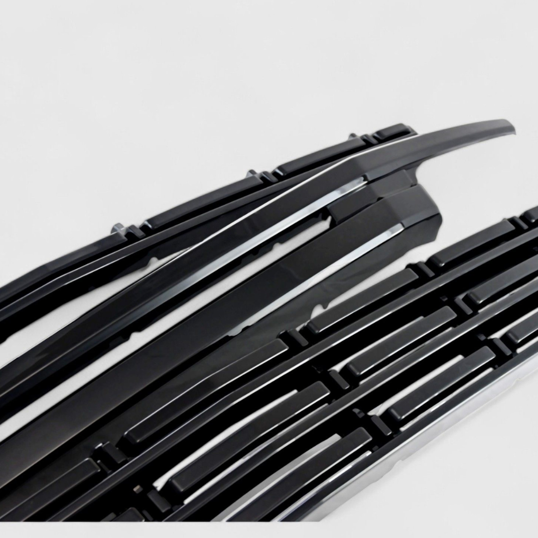2021-2024 Chevrolet Suburban/Tahoe LT/Premier 5 PCS Gloss Black Snap-on W/Tape Patented Grille Overlay