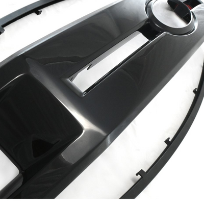 2018-2020 Ford F-150 XLT 3 PCS Gloss Black Snap-on W/Tape Patented Grille Overlay