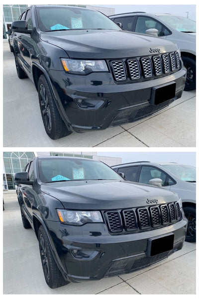 Trim Illusion ABS6527BLK gloss black grille overlay for 2017-2022 Jeep Grand Cherokee and Grand Cherokee WK - image 7