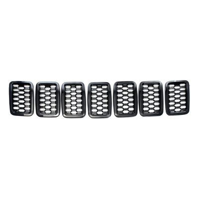 Trim Illusion ABS6527BLK gloss black grille overlay for 2017-2022 Jeep Grand Cherokee and Grand Cherokee WK - image 14