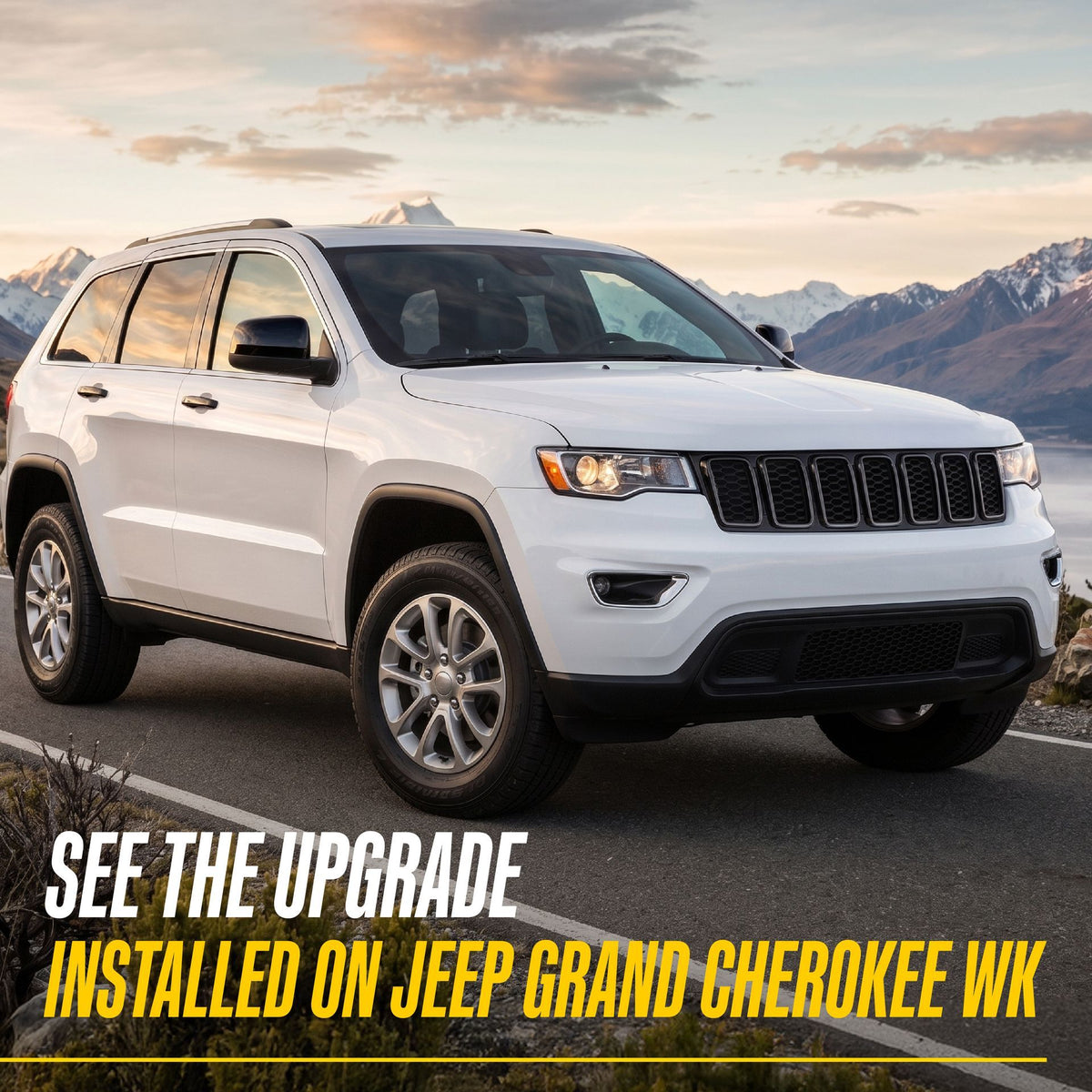 Trim Illusion ABS6527BLK gloss black grille overlay for 2017-2022 Jeep Grand Cherokee and Grand Cherokee WK - image 13
