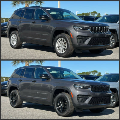 Trim Illusion ABS6534BLK gloss black grille overlay for 2021-2026 Jeep Grand Cherokee L and Grand Cherokee - image 5