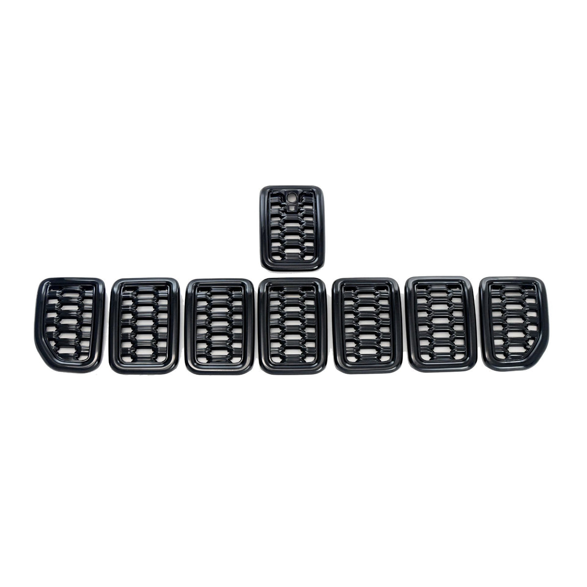 Trim Illusion ABS6534BLK gloss black grille overlay for 2021-2026 Jeep Grand Cherokee L and Grand Cherokee - image 13