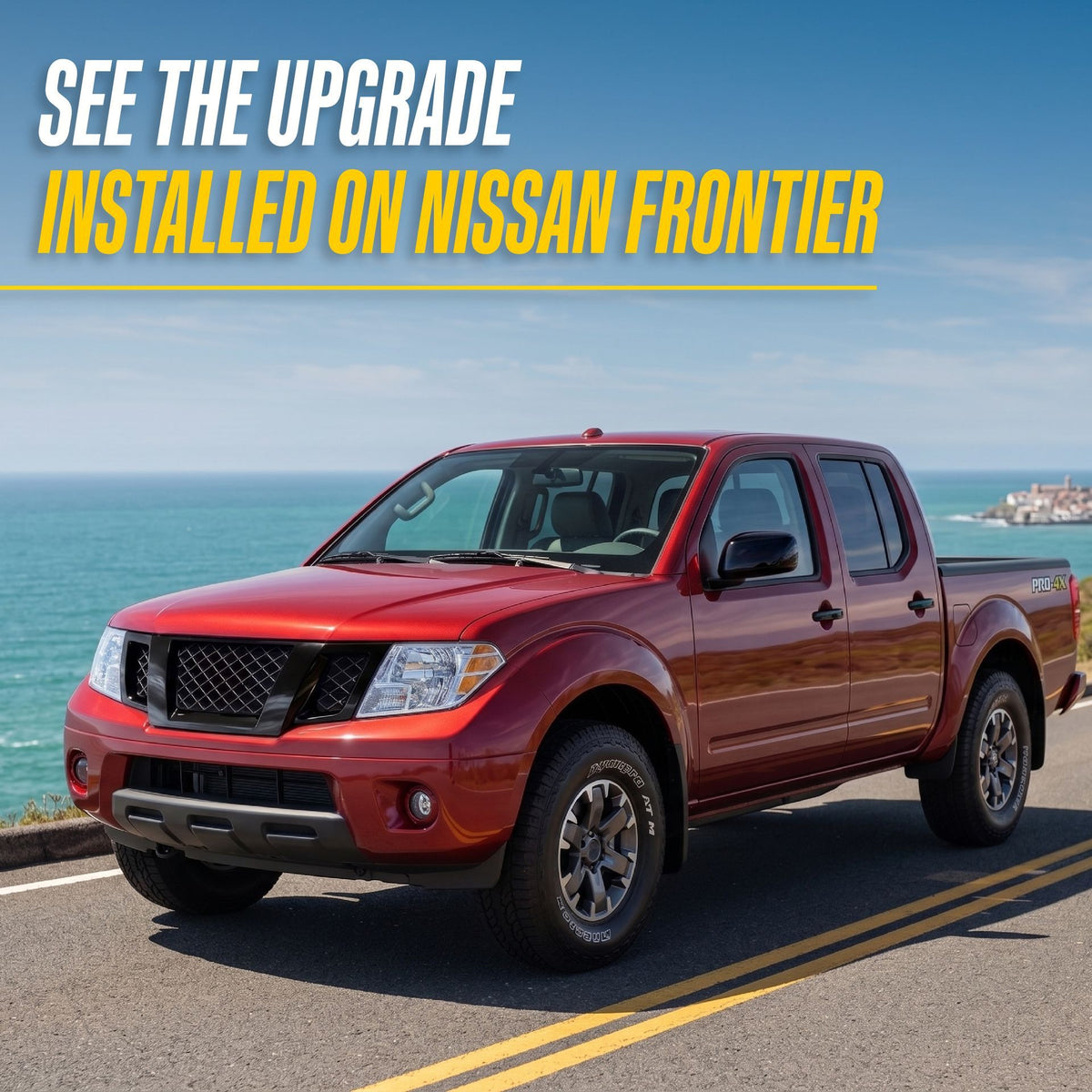 Trim Illusion ABS6580BLK gloss black grille overlay for 2011-2021 Nissan Frontier - image 11