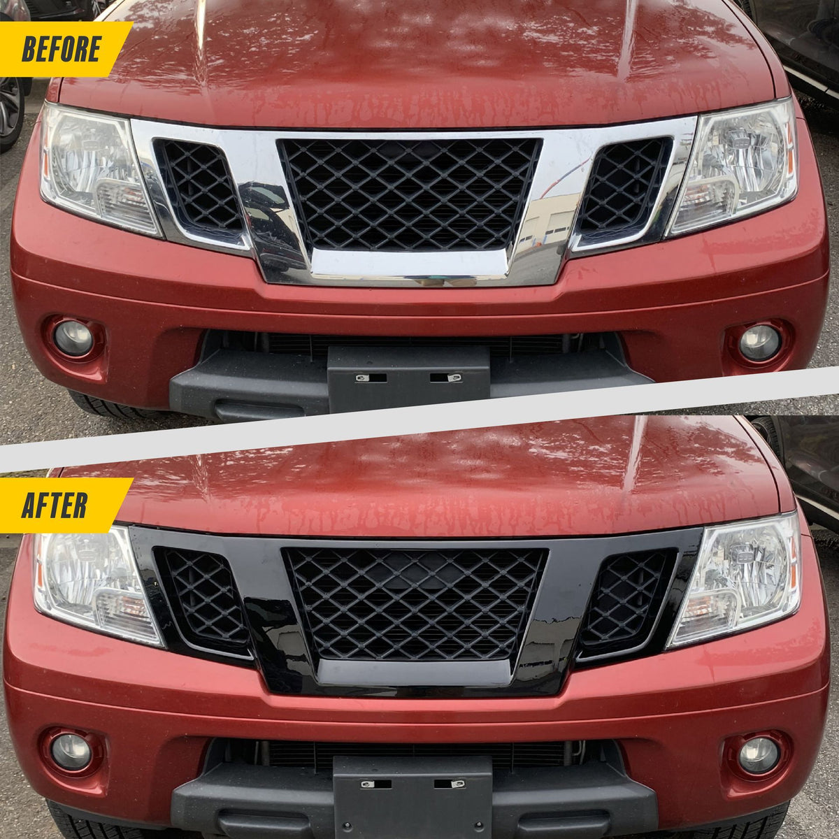 Trim Illusion ABS6580BLK gloss black grille overlay for 2011-2021 Nissan Frontier - image 10