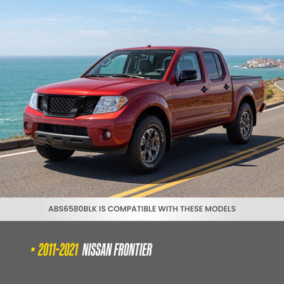 Trim Illusion ABS6580BLK gloss black grille overlay for 2011-2021 Nissan Frontier - image 7