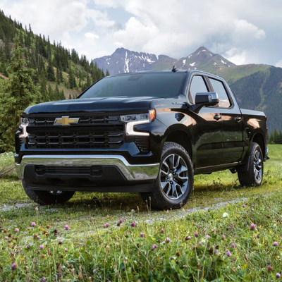 2022-2023 Chevrolet Silverado Chrome Delete Grille Overlay