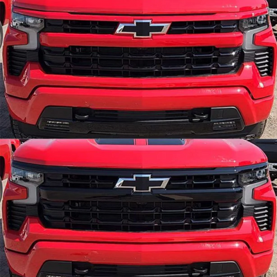 2022-2023 Chevrolet Silverado Chrome Delete Grille Overlay