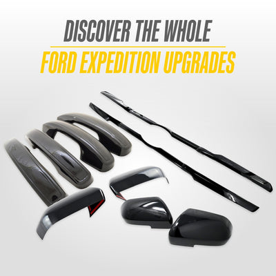 Trim Illusion ABS6806BLK gloss black grille overlay for 2022-2024 Ford Expedition - image 5