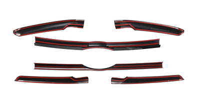 Trim Illusion ABS6806BLK gloss black grille overlay for 2022-2024 Ford Expedition - image 4