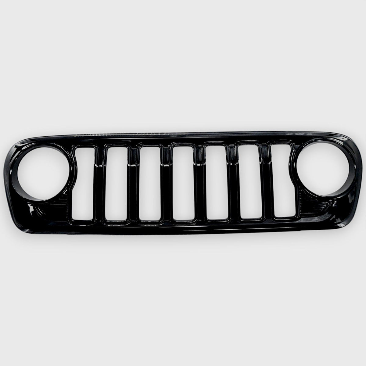 Trim Illusion ABS6807BLK gloss black grille overlay for 2024-2026 Jeep Wrangler and Gladiator - image 1