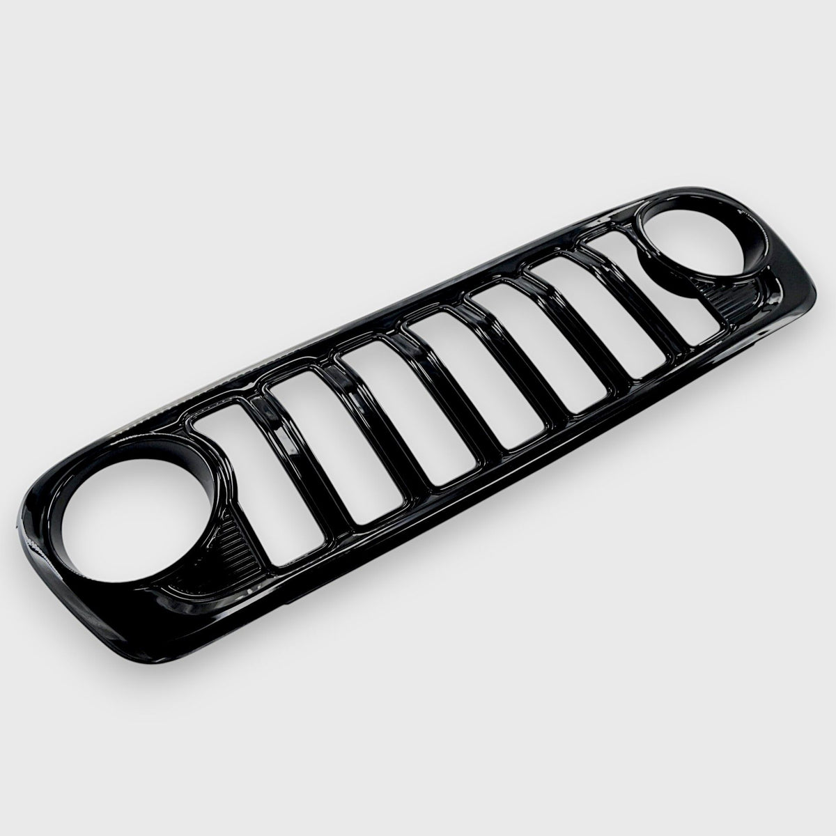 Trim Illusion ABS6807BLK gloss black grille overlay for 2024-2026 Jeep Wrangler and Gladiator - image 2